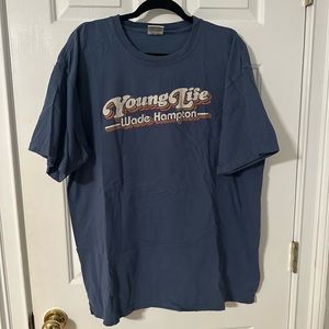 Young Life Blue Short Sleeve Tshirt